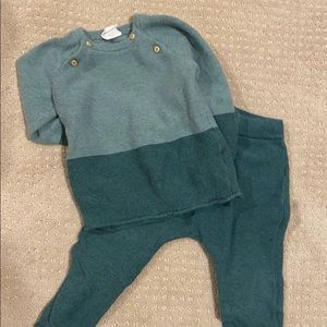 H&M Green Lightweight Knit Set